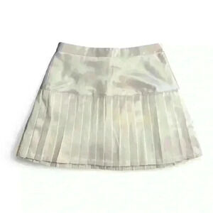 Forever 21 Satin Blush Pink Pleated Schoolgirl/Tennis Skirt. Size Medium